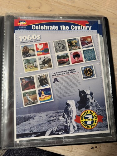 USPS Celebrate The Century Commemorative Stamp Collection 1900 - 1999 Full Set - Bild 14 von 21