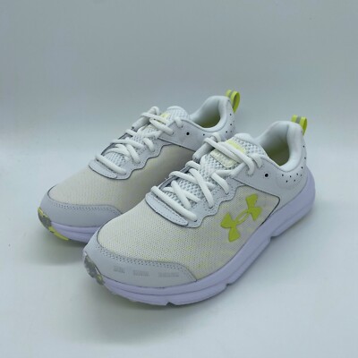 Under Armour Women's Charged Assert 10 Shoes 3026179-110 White Size 9