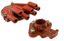 Distributor Cap & Rotor Arm Fits 6 Cylinder BMW Alfa Peugeot Renault UK Stock