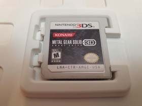 Metal Gear Solid 3D: Snake Eater Complete CIB Excellent (Nintendo 3DS, 2012)