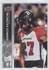 2022 Upper Deck CFL Sherrod Baltimore #30 2j2