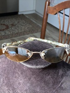Vintage Brighton Silver Metal Sunglasses