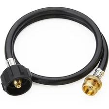 3ft Propane Adapter Hose 1lb to 20lb for Grill, Heater, Stove, Gas Appliances