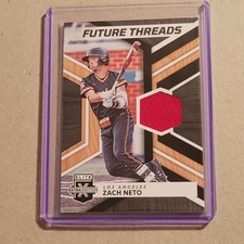 2022 Panini Elite Extra Edition Future Threads Zach Neto Prospect #FT-ZN