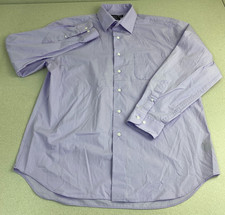 Preswick  Moore Purple Dress Shirt Mens 16 34/35 Long Sleeve Regular Fit