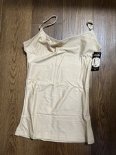 NWT Jockey Slimmers Midriff Slimmer Cami Size M Beige