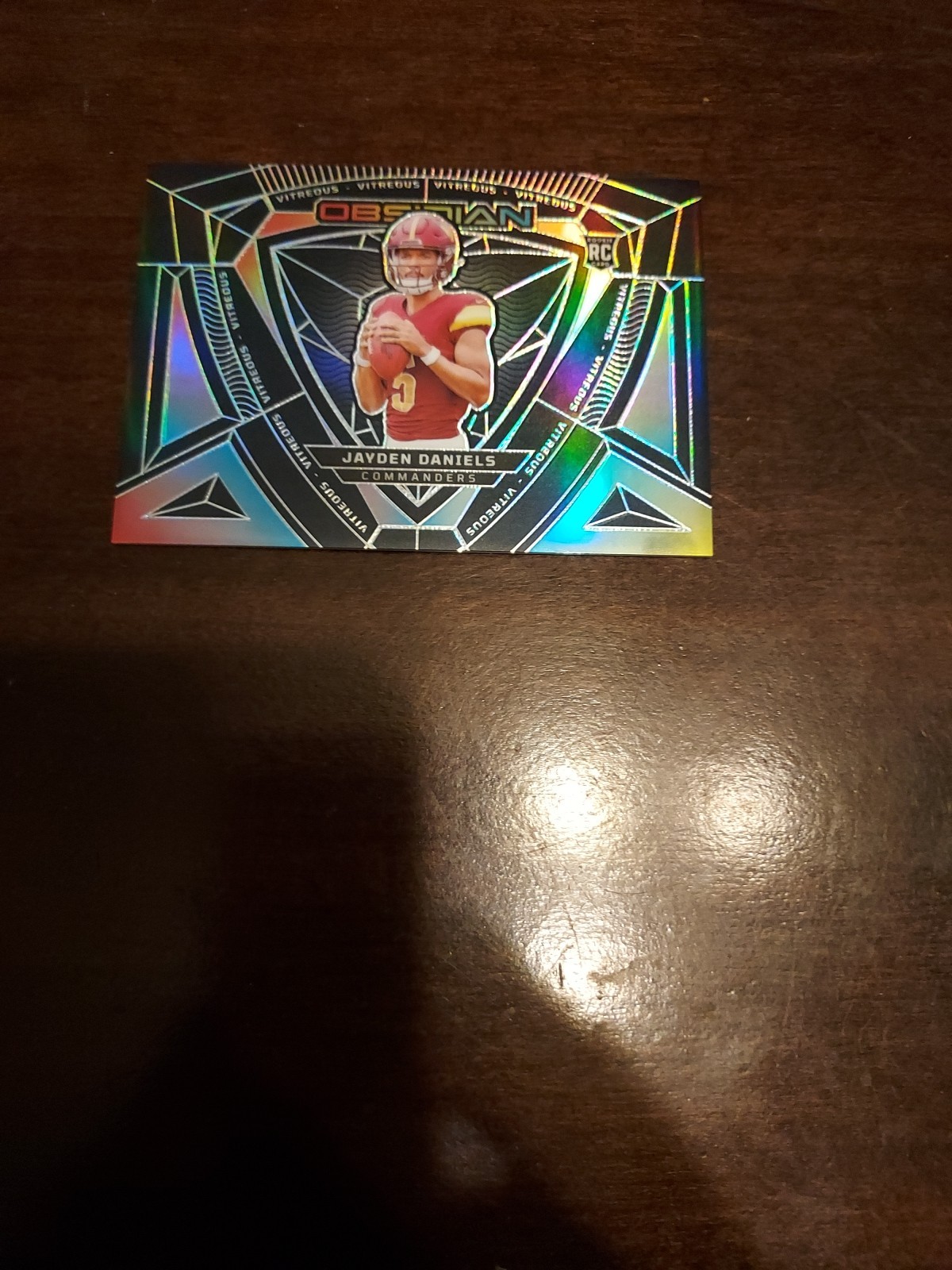 2024 Panini Obsidian Jayden Daniels Vitreous #2 Case Hit SP RC Rookie Commanders