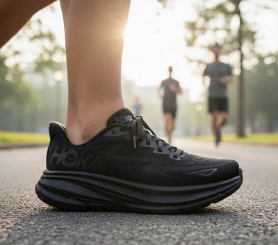 Hoka One One Clifton 9 Men s Running Shoes 1127895 BBLC Size 8.5D Black