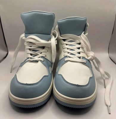 Fuse53 White and Light Blue Women s Sneakers SIZE 8 1/2