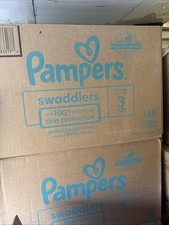 Pampers Swaddlers Size 3 Diapers 13-26 lbs 168 Count Absorbent