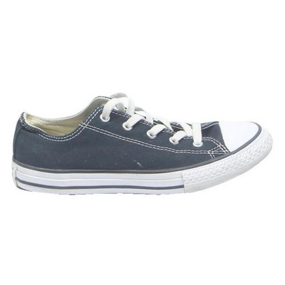 Converse Chuck Taylor All Star Jungen Schnür Sneaker Blau Canvas UK 2,5 Low Top