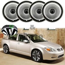 Set Of 4 16 Wheel Cover Full Hub Cap Fit R16 Tire Steel Rim For Pontiac G5 G6