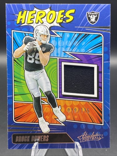 2025 Panini Absolute Brock Bowers Base (RAW)