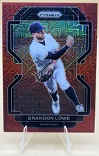 2022 Panini Prizm - Tier II Brandon Lowe #120 Red Mojo Prizm /149
