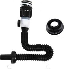 Bathroom Sink Drain Kit, P-Trap Sink Drain Pipe Tube, Flexible Expandable Sink D