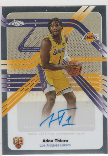 2025 Topps Signature Adou Thiero Base (RAW)