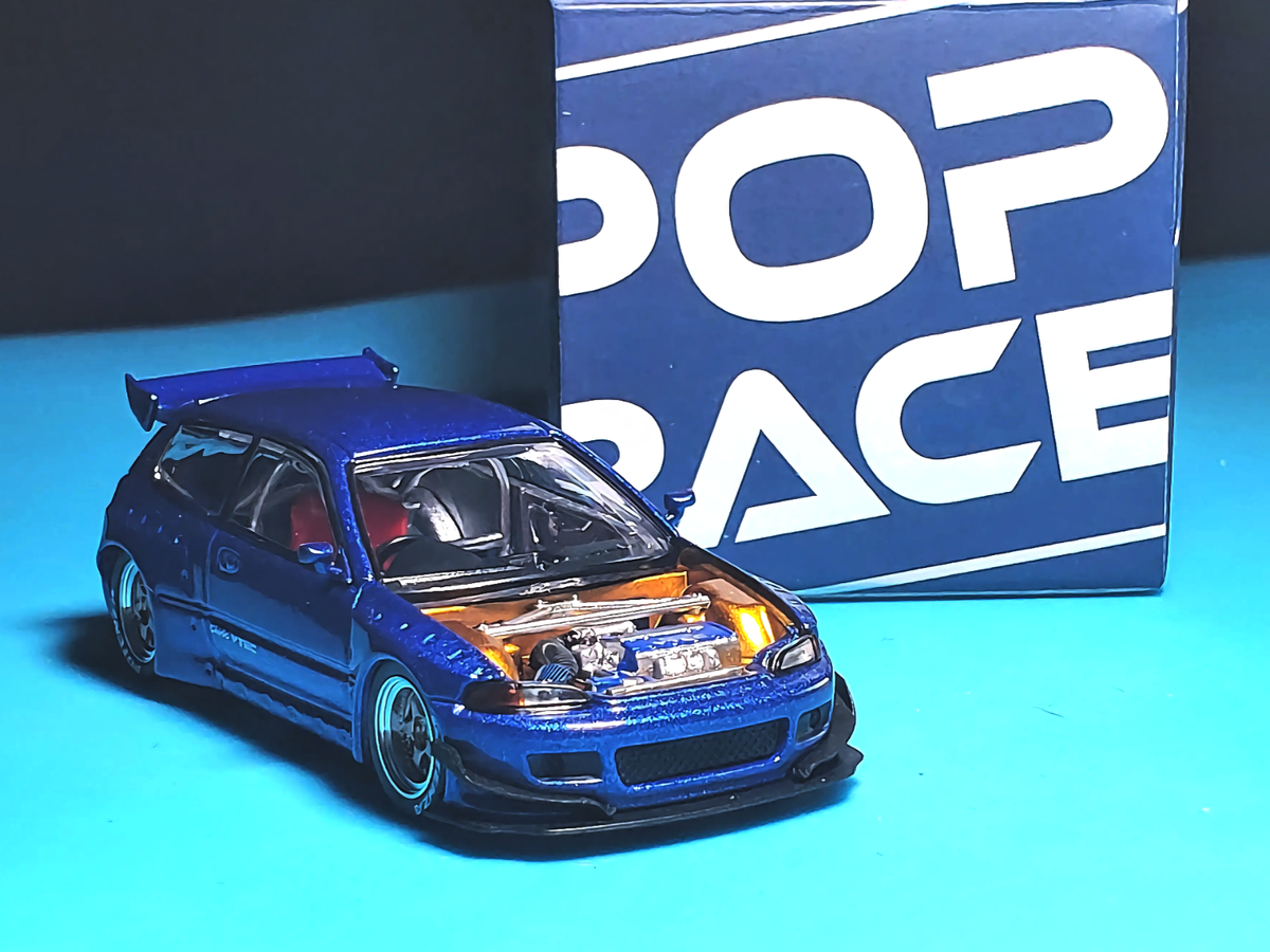 Pop-Race-Limited Pr640174 Honda - Civic Eg6 Pandem 1991 - Blue - 1
