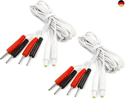 TensCare - 2 Ersatzkabel für perfect TENS, perfect EMS, perfect PFE and neues 