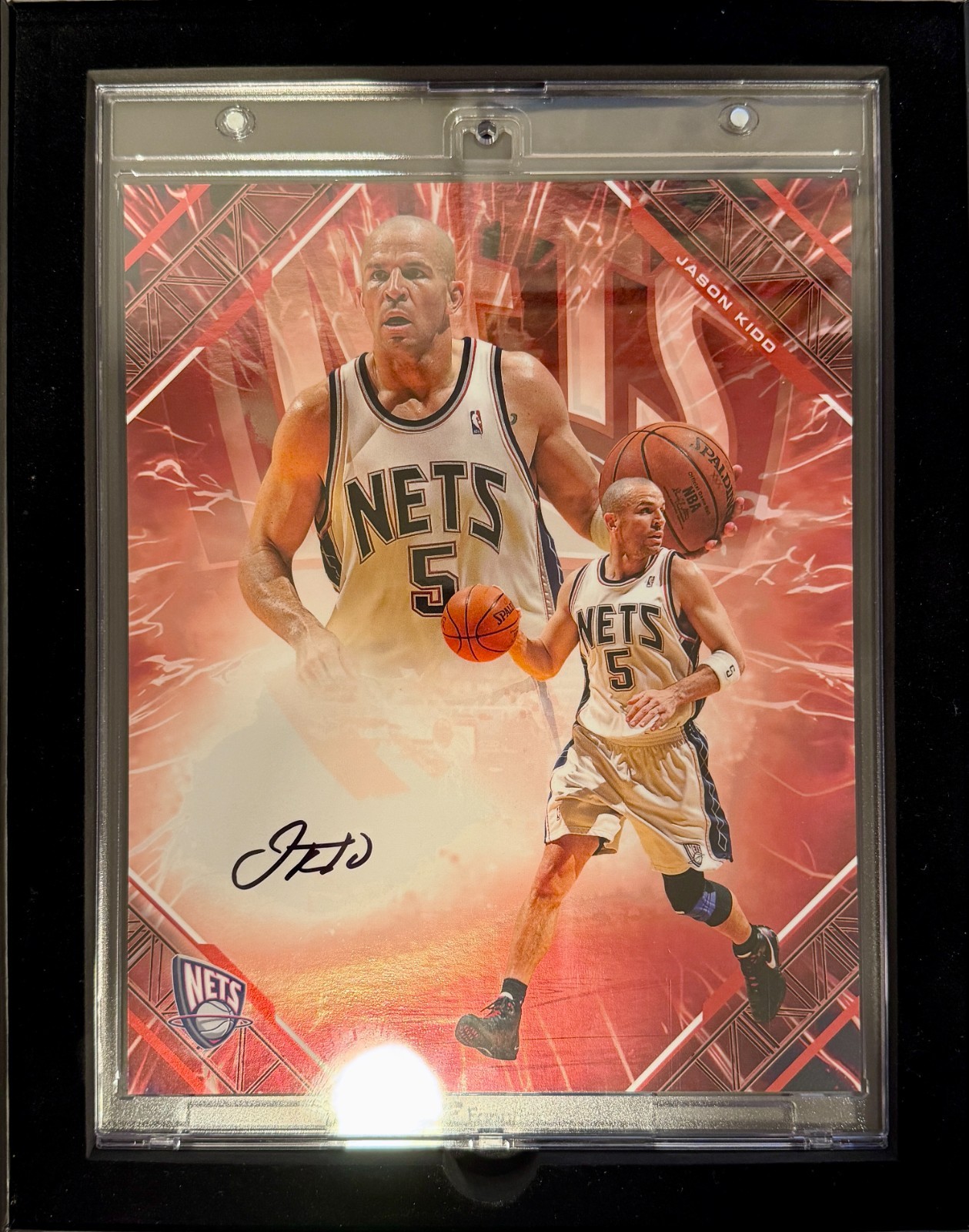 Jason Kidd Auto #2/5 Red - 2025-26 Fanatics Emanate Auto - Brooklyn Nets NBA