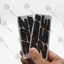 2PCS Metal 392 HEMI Left & Right Badges For Side Fender Emblems 3D Raised Decals