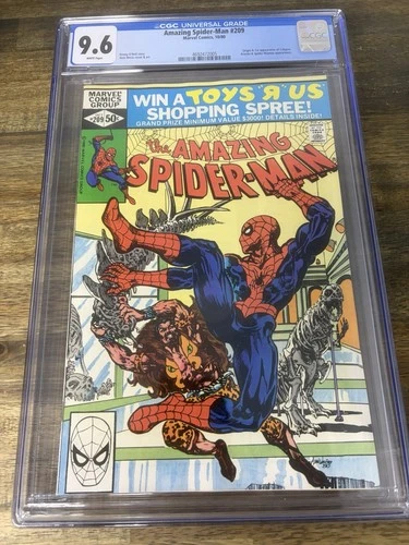 AMAZING SPIDER-MAN  #209 CGC 9.6 White Pages