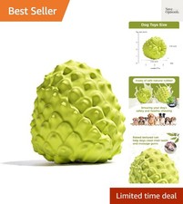 Durable Dog Squeaky Chew Toy - Safe Natural Rubber for Small Medium Breeds
