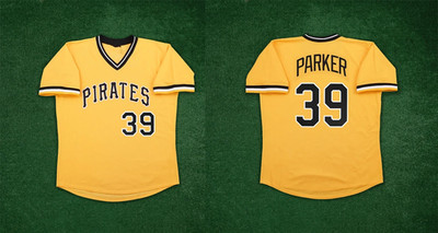 Dave Parker 1979 2-sided yellow jersey Size S-5XL S452