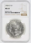 1904-O Morgan Silver Dollar NGC MS63 S$1 New Orleans  Minted No Reserve