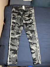adidas Boys Camo Track Pants with 3-Stripes size 13-14