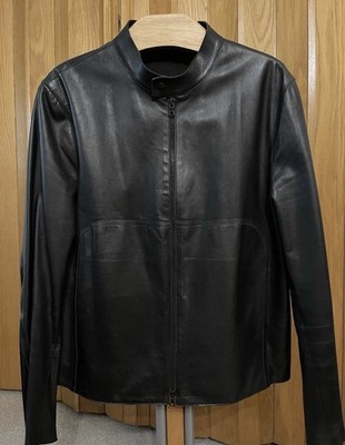 Neil Barrett Lederjacke Herren Schwarz XL Luxus Top Zustand Wie Neu NP 1250 