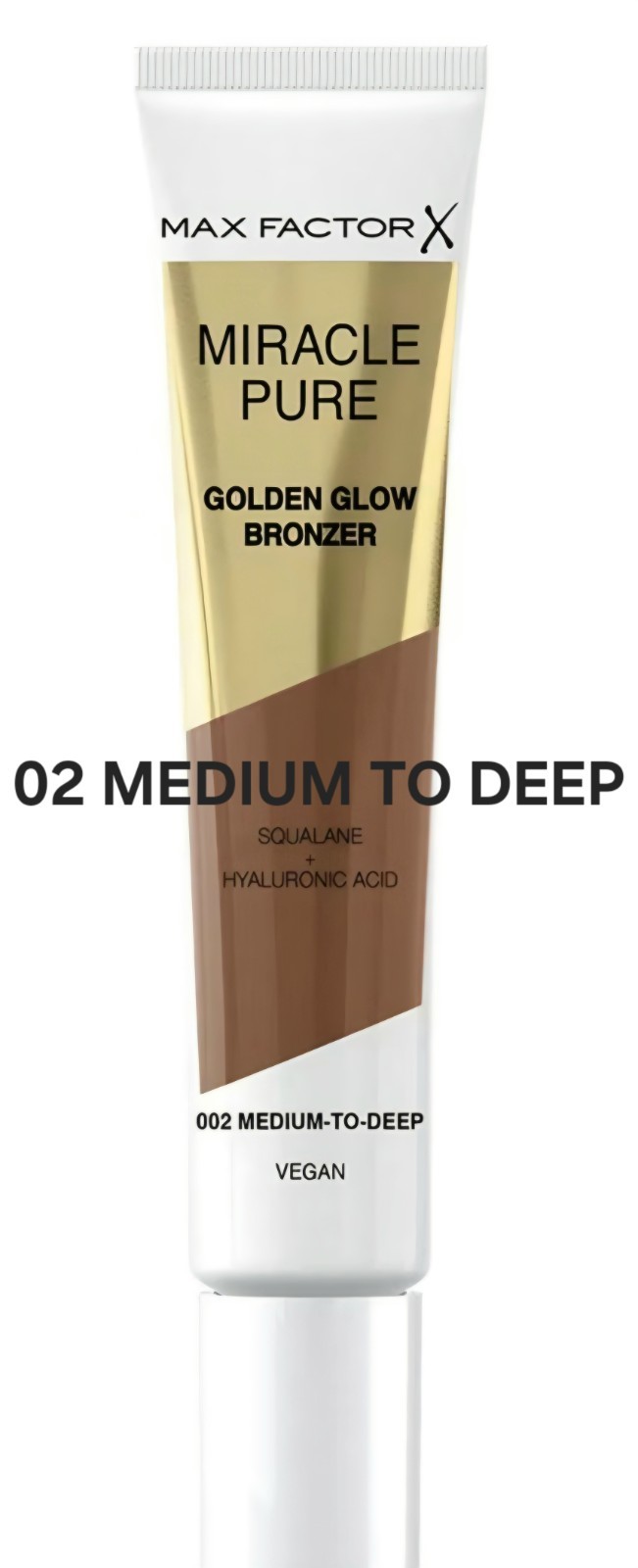 MAX FACTOR MIRACLE PURE GOLDEN GLOW BRONZER 15ml MEDIUM TO DEEP NEW
