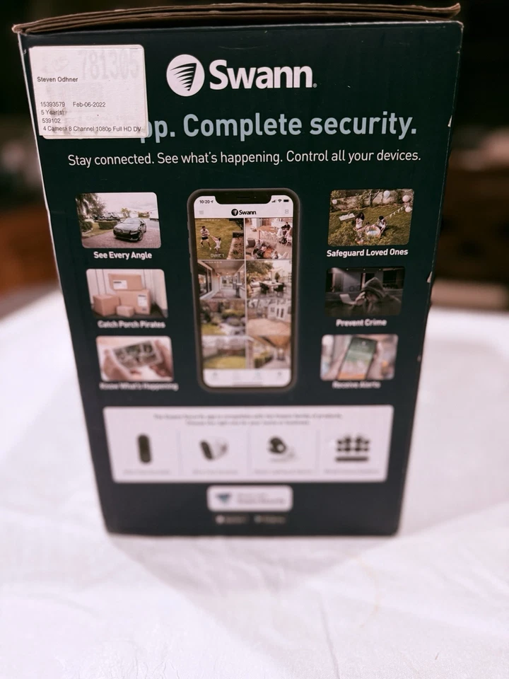 Swann Home/Business Wired DVR 1080p Full HD Security Camera System 8 Channels - Image 2 of 4