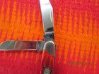 Case 6347 SS ,3 Blade Pocket Knife,Red Bone Handles,5X's 3 Dots — photo 2