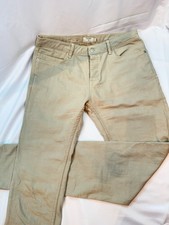 TOPMAN Stretch Skinny Tan Jeans with Button Fly, W34/L34 NWOT