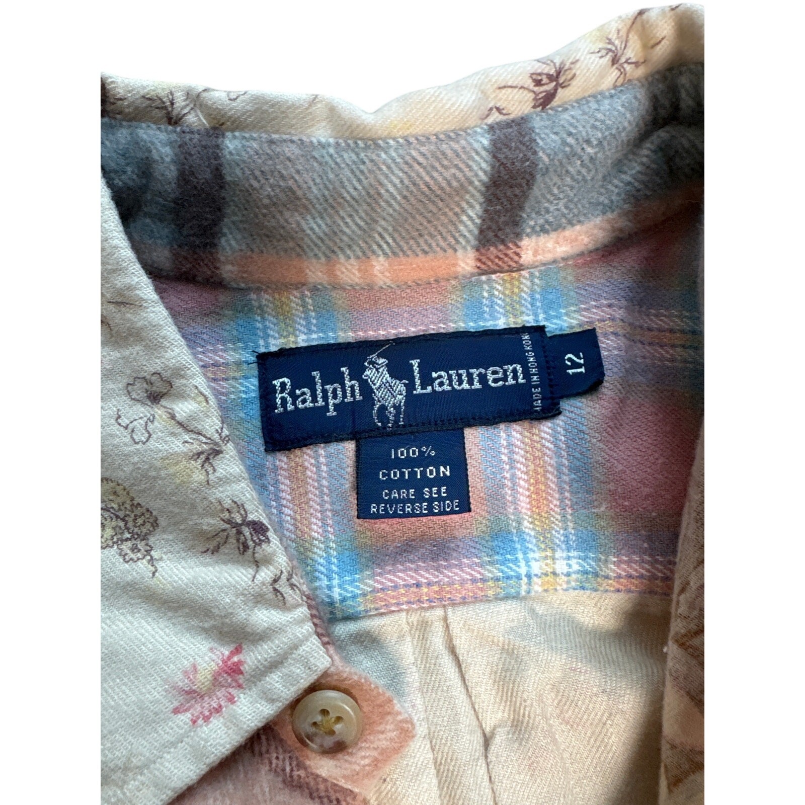 Vintage Rare Polo Ralph Lauren Patchwork Cotton Skirt Set NWT image 3