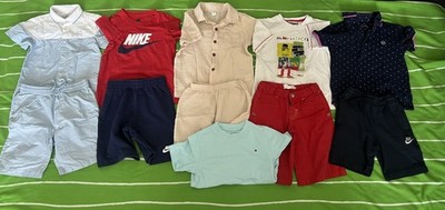 5 Outfits Sets Jungen Bekleidungspaket Alter 5-6 Jahre Next, Nike, deux par deux Sommer