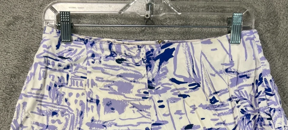 Пейзажные шорты Lilly Pulitzer Rock the Dock размер 4 Callahan Verbena фиолетовый синий - Изображение 3 из 4