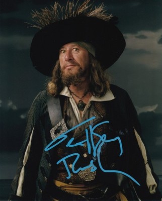 GEOFFREY RUSH signed autograph 20x25cm PIRATES in person autograph BARBOSSA ACOA
