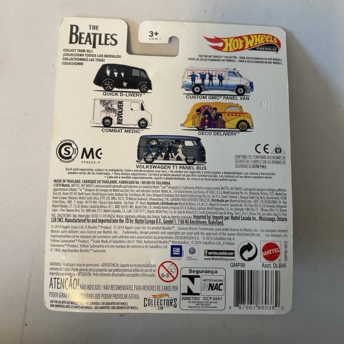 Hot Wheels The Beatles Premium Set 2019 nuevo blisters agrietados envío gratuito - Imagen 11 de 14