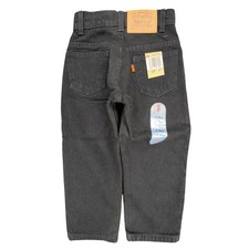 Vintage Levi's 550 Orange Tab Toddler 4T Black Jeans NWT Deadstock USA