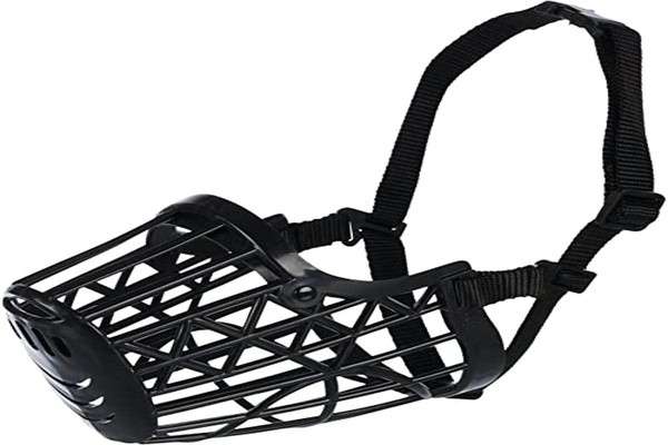 Hunde-Maulkorb Verstellbar Schwarz Trixie Robust Modell-Nr. 12345 Sicher-image