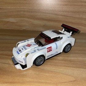 Lego Speed Champions Porsche 911 GT Finish Line Set 75912 *Missing 4 stickers*
