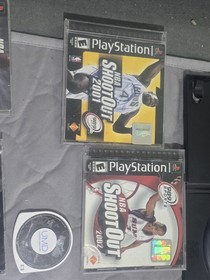 Retro Game Lot PS1 PS2 Dreamcast Sports Games Madden NBA + Controllers Vintage