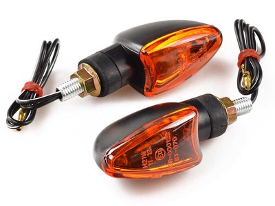 Blinker Mini Arrow Motorrad für Enduro Roller 12V 21W