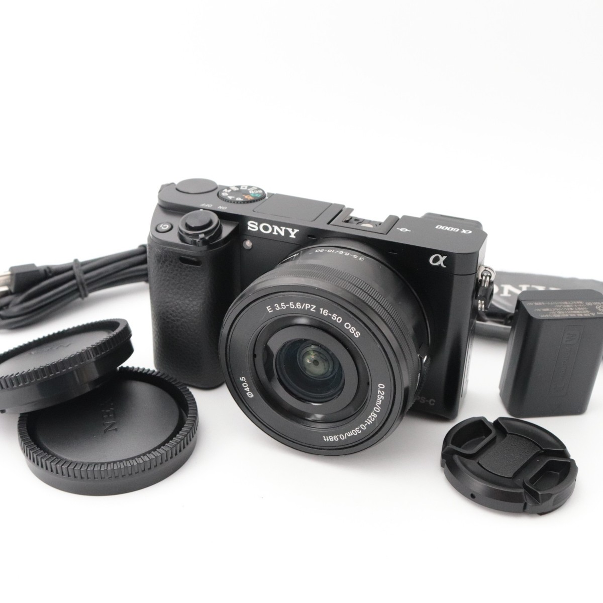 Sony Alpha a6000 ILCE-6000 Digital Camera 16-50mm Lens SC: 3551