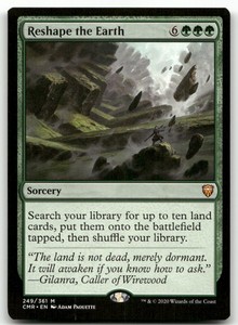 Reshape the Earth #249 Commander Legends MTG Mythic Rare