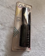 Vtg Goody 9104 Brush Comb Set 1989 Black Factory Sealed Nylon Bristles USA