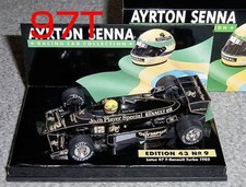 MINICHAMPS Tobacco Specification Senna Collection 9 1 43 Lotus Renault 97T Turb