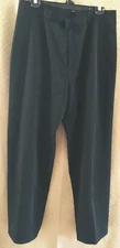 VTG Margareta Charlene Black Women's Dress Pants High Waist Straight Leg Size 14