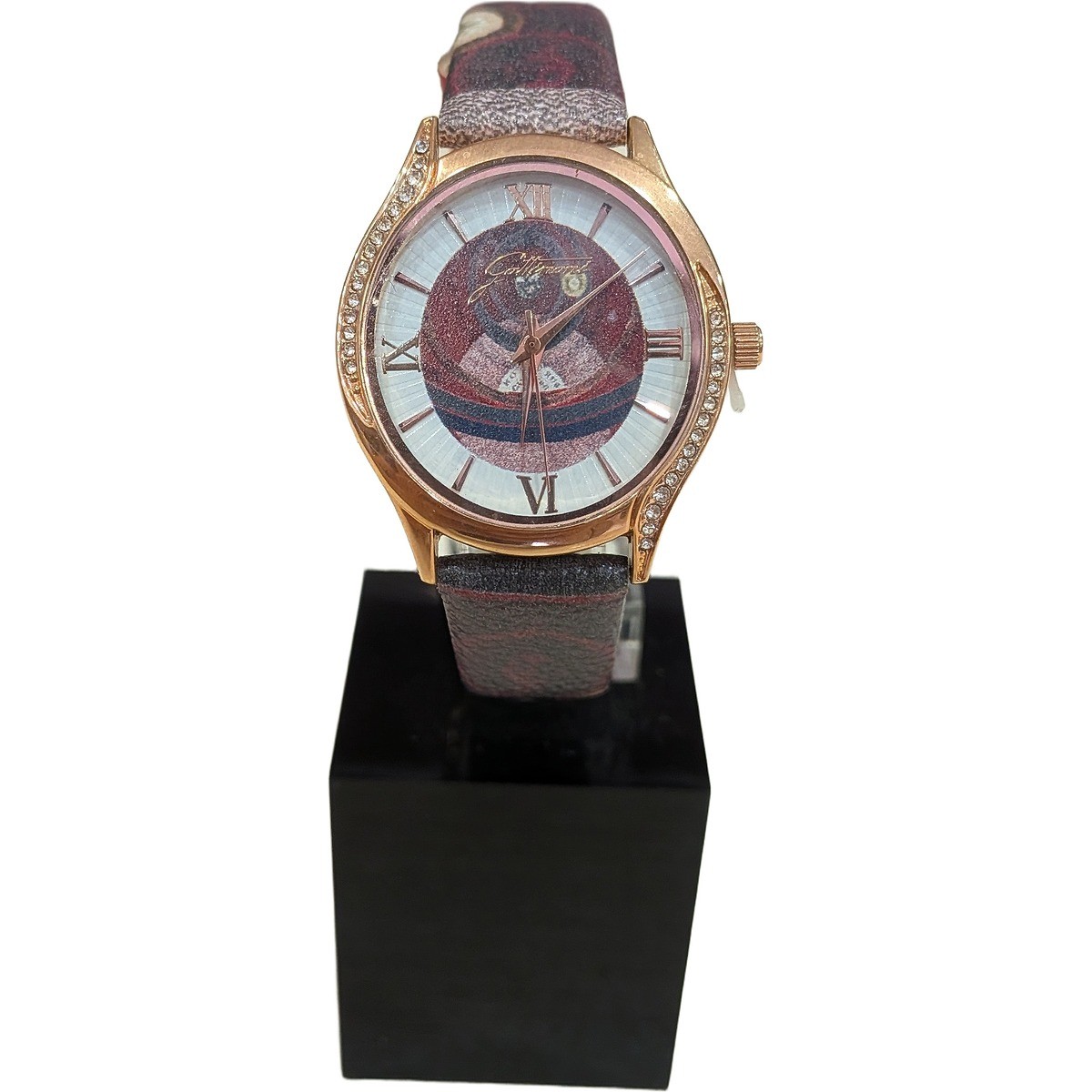 Orologio donna Gattinoni oro rosa strass cinturino Planetarium